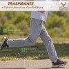 BULLIANT Pantaloni Jogging Uomo, Pantaloni Sportivi Uomo(Grigio Chiaro,XL)