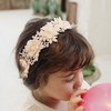FSSTUD Children's Girls Flower Girl Lace Hair Accessories Flowers Headband