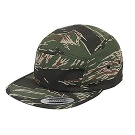 Flex Fit Jet Cap, Men's, Women's, Yupong YP CLASSICS JOCKEY CAP Hat, 5 Panels, Camping Cap, TigerCamo