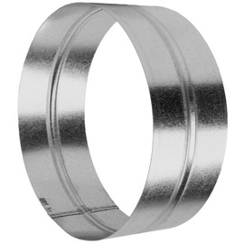 HVAC OV Galvanized Steel Coupling - 8" Inch Fit - Round Duct Pipe Connector and Extension - Available in Different Sizes to Suit