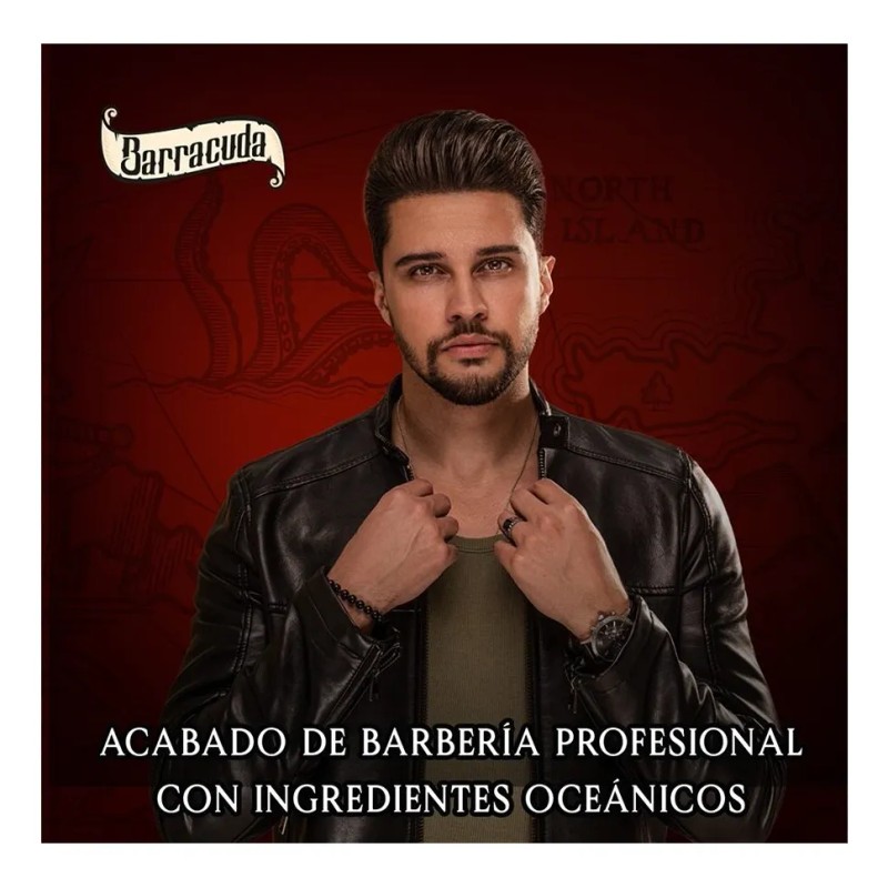 Cera para cabello Barracuda Mate fortalecedora 60g