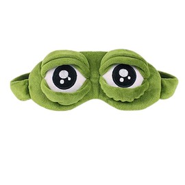 DMZK Frog Eye Mask Sleeping Funny Sleeping Mask, 3D Eye Patch Blindfold, Creative Cartoon Frog Eye Mask