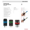 TOPRING 20.449 TOPQUIK Quick-Connect Coupler, 1/4 Industrial Plug Profile, 1/4(F)