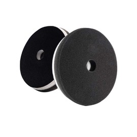 HDO Foam Black Finishing Polisher Buffer Pads (1 Pack, 6.5”)- Premium Heavy Duty Orbital Polishing Pads for Cars-Ultra Soft Foam Polishing Pads for Car Polishing Kit - Car Buffer Pads w/Tapered Edge
