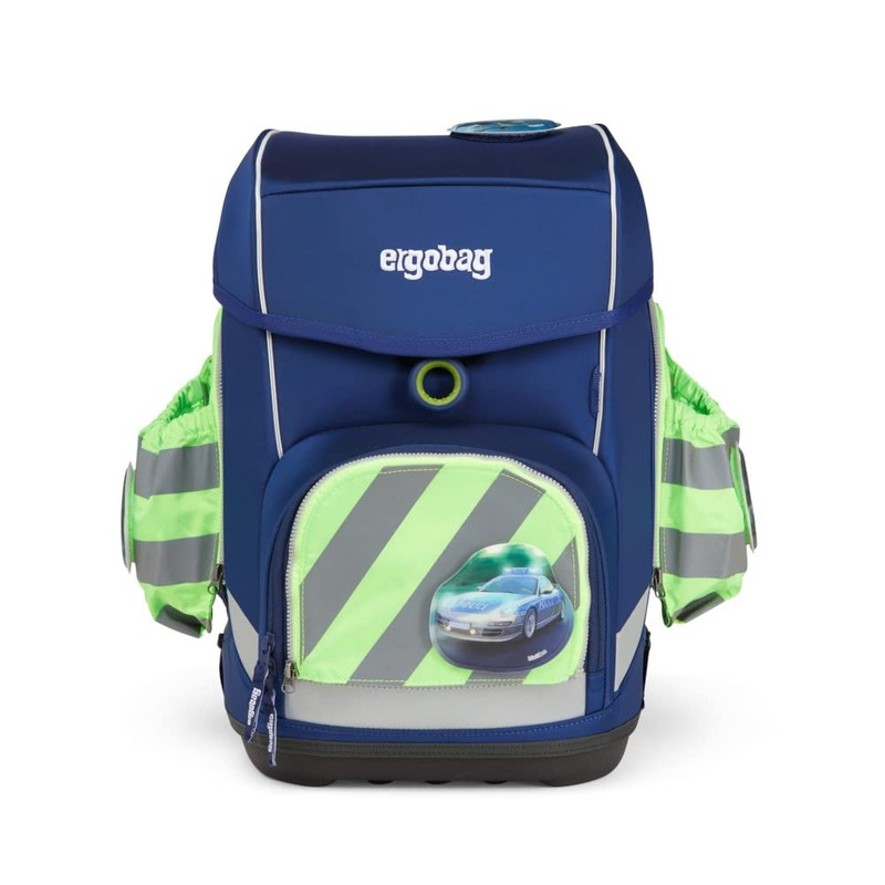 ergobag Side pockets zip set with reflective strips, safety set