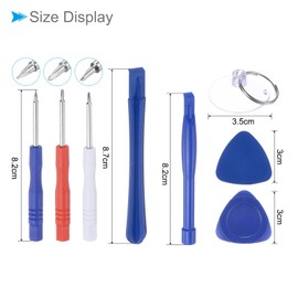 CoCud 8 in 1 Electronics Repair Kit, 8.2cm Length Screwdriver, Magnetic Mini Screwdriver Opening Pry Tool - (Applications: for Watches Repair), 8-Pieces