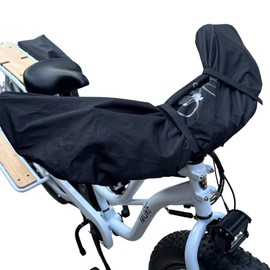BiKase Universal Handlebar Rain Cover: Weatherproof Durable Protection for eBike, Mountain & Road Bike Cockpits