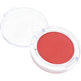 jojofuny Rubor Portátil para Dama 1 Unidad Tono Rojo Mate Compacto Maquillaje Facial Natural para Uso Diario