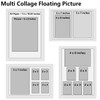 Halyuhn 8.5 x 11 Acrylic Picture Frame 2Pack, Acrylic Photo
