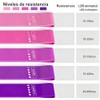 Bandas de Resistencia Elásticas para Ejercicio 5 Niveles Ligas