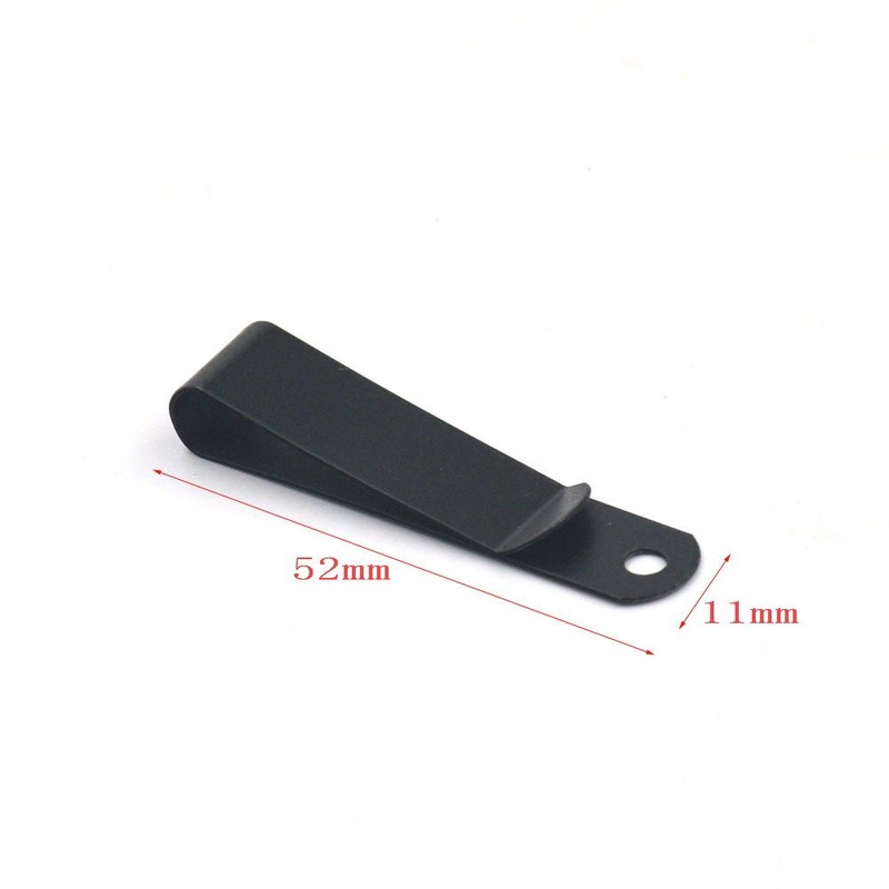 50 Pcs Black Belt Clip 52 x 11mm 2" X