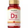 Piping Rock Vitamin D3 5000iu Softgels | 250 Count |
