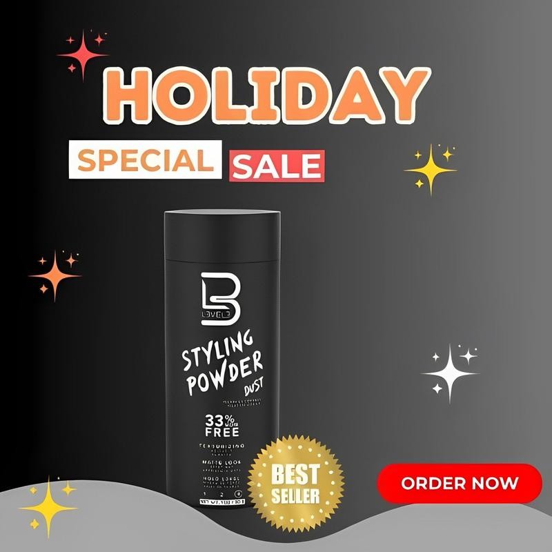 L3VEL3 Hair Styling Powder (30 Grams) - Natural Look -Easy