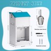 HHNIULI Galvanized Gravity Automatic Dog Feeder with A Stainless Steel