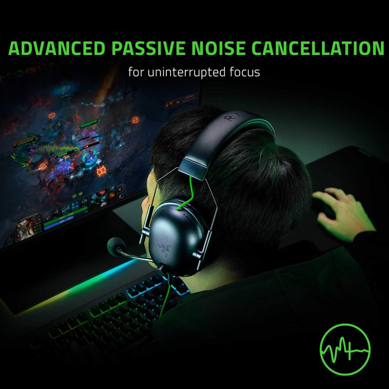 Razer BlackShark V2 X - Multi-Platform Wired Esports Headset (Triforce