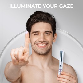 Abera Eye Revitalizing Essence, Anti-Aging Treatment with Bakuchiol and Black Ginseng, Dark Circles and Fine Lines – 0.51 fl oz, 2 box + gift