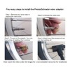 Presta to Schrader Valve Adapter for Bike, Inflate Presta Valve