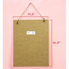 Weekly Meal Planner Chalkboard Sign - 11.5x14.5 Reusable Weekly Planner - Dinner Menu Board, Chore Chart, and Business Hours Sign - Wall Mount