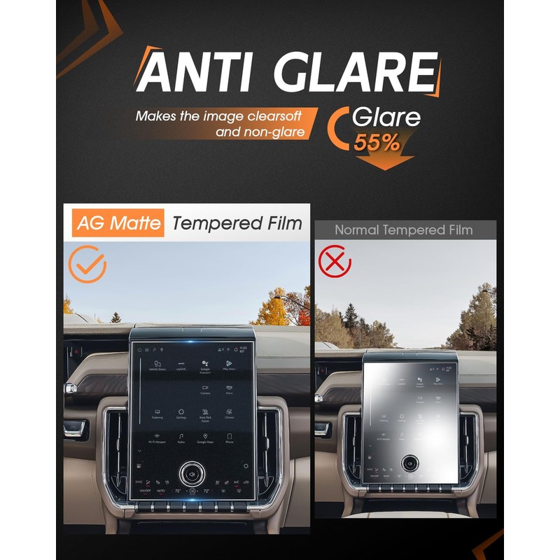 CDEFG For 2025 2026 GMC Yukon Screen Protector - 16.8