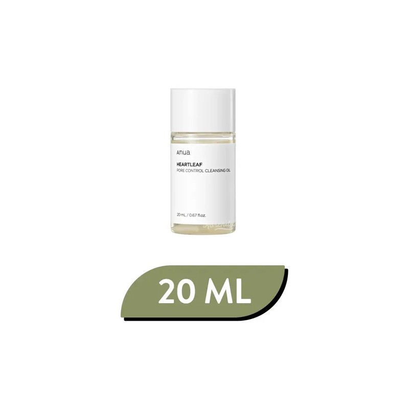 ANUA Limpiador Aceite Pore Control Mini Hipoalergnico Libre Parabenos 20ml