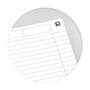 Oxford A5 Office Smart Card Cover Wirebound Notebook, Ruled with