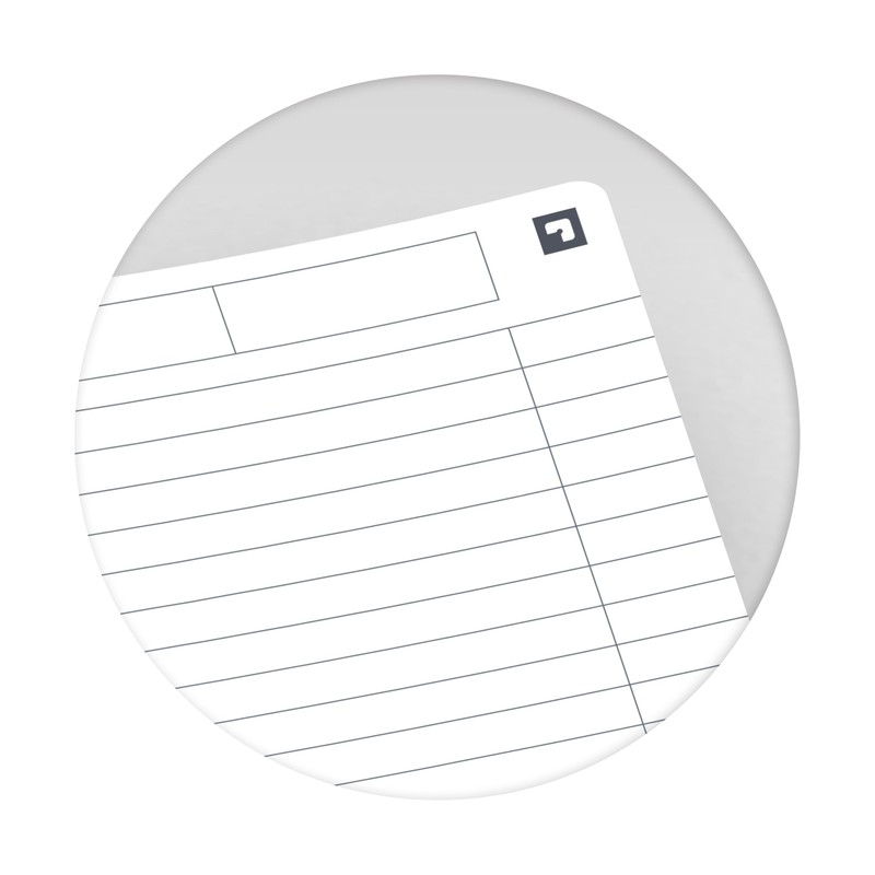 Oxford A5 Office Smart Card Cover Wirebound Notebook, Ruled with