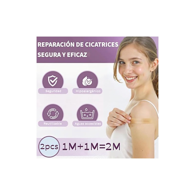 MXBEAUTY Parches de Silicona para Cicatrices