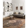 Loloi II Loren Plum/Multi 5'-0" x 7'-6" Area Rug