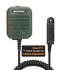 BAOFENG Tactical Speaker Microphone Handheld Remote Dual PTT Volume Adjustable