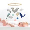 Baby Crib Mobile Felt Animals Baby Mobile for Crib Whale