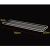 ONELUX Durable Clear Acrylic Towel Tray,Lucite Bathtub Caddy