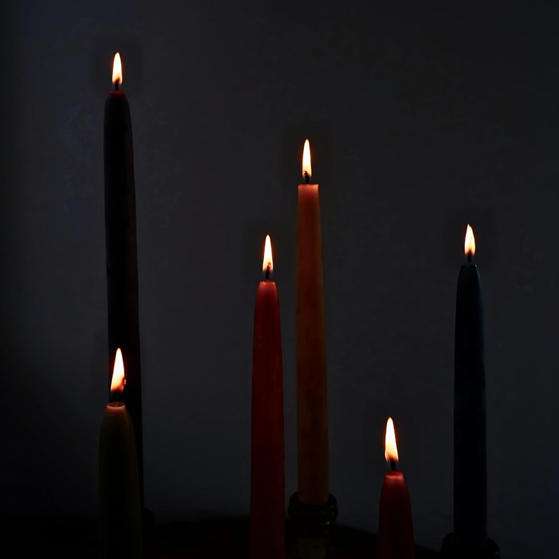 Candlestock Beeswax Taper Candles – Standard 7/8" Diameter, Pure 100%