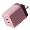 Elecom MPA-ACCP43PN-IL Charger, ILMF 65 W, USB PD Compatible, Type-C
