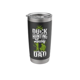 Duck Hunting Hunter Dad Vintage My Duck Hunting Buddy Calls Stainless Steel Insulated Tumbler