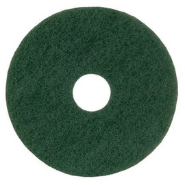 Virginia Abrasives 416-50185 Floor Maintenance Pads, Heavy-Duty Cleaning and Stripping Pads for Floor Machines. Non-Woven, Thick Scrubbing Pads for Replacement. Ensure Clean Floors! 5 Pack 18" Green