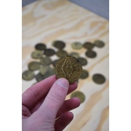Bethesda Skyrim Septim Coin Replica - The Elder Scrolls V: Skyrim Merch - Gamer Gift Idea - 1 Pack
