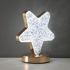 Star Bedside Table Lamp Cordless Rechargeable 3 Color Stepless Dimmable