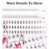 134 Pcs Bottom Lashes Cluster, 2 Styles 5-6 mm Under