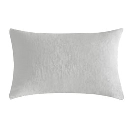 SE Pillowcase 43 63 100% Cotton Gauze Pillow Case Natural Cotton Soft Moisture Wicking Breathable Antibacterial Dust Mite Resistant Washable All Season (16.9 x 24.8 inches (43 x 63 cm), Light Gray)