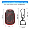 QBUC for GMC Key Fob Cover with Keychain,5 Button Soft