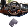Carbon Fibre Car Steering Wheel V-Frame Base, Compatible with Alfa