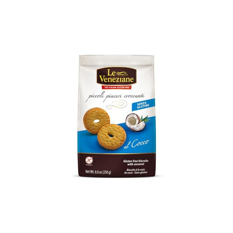 Le Veneziane Gluten Free Cookies With Coconut