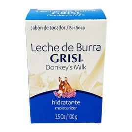 6pk - Donkey's Milk Soap - Jabon Leche de Burra - Grisi (3.5 Oz. X 6 Units) by Grisi