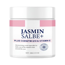 Jasminsalbe Plus,100ml Jasmin Salbe Augen, Augencreme Augenringe Schlupflider, Gegen Falten Augenstraffung Jasmin Creme, Entfernen Tränensäcke und Schwellungen Collagen Eye Cream