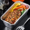Aluminium Foil Food Containers with Lids Silver Tin Foil Catering