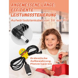 Mellbree 1.5 m Charging Cable for Toniebox with Cable Management - Charging Station for Toniebox Compatible Replacement Charger for Tonie Box Audio Player for Travel or Home