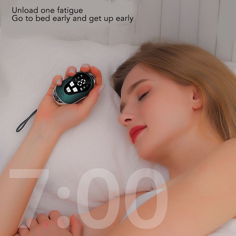 Handheld Sleeping Aid Massaging Relaxing Soothing Pulse Musical Sleep Instrument