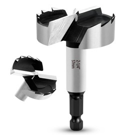 NICAVKIT 2-1/4 Inch Forstner Bit for Wood,2-1/4" Forstner Drill Bit for Woodworking, Wood Drill Bit Woodworking Hinge Cutter Tool for Wood Plywood Plastic