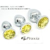 Praxia Jewelry, Plug, Small, Maximum Diameter 1.1 inches (2.8 cm),