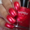 Berry & Bright Red Shimmer Nail Polish 0.5 oz Full